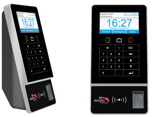 Zeiterfassungsterminal Datafox Evolution Multifunktionsterminal mit Lotus Notes Anbindung