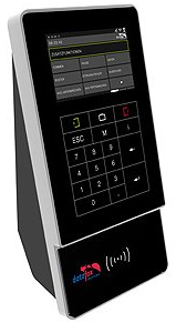 Zeiterfassungsterminal Datafox Evoline PZE mit Tastatur
